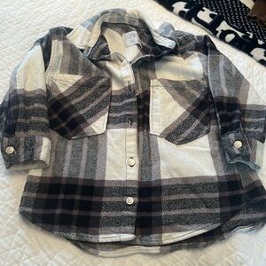 Zara flannel size 6